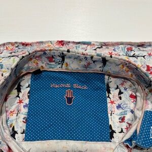 Robert Graham White and Blue Patterned Shirt